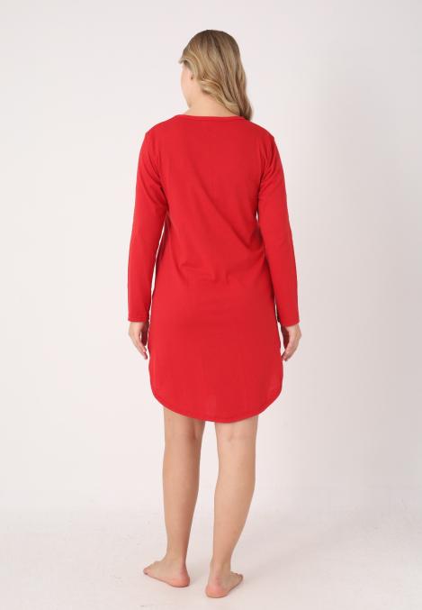 Camasa de noapte Craciun,Imprimeu Merry Christmas,En-gros